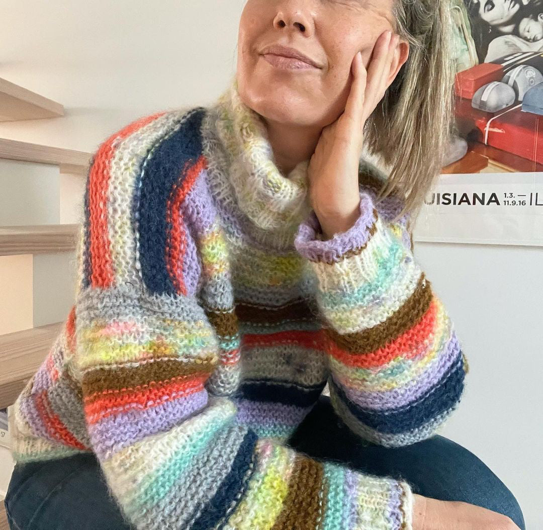 Flippediflip Sweater - Strikkeopskrift sweater – Skabagtig